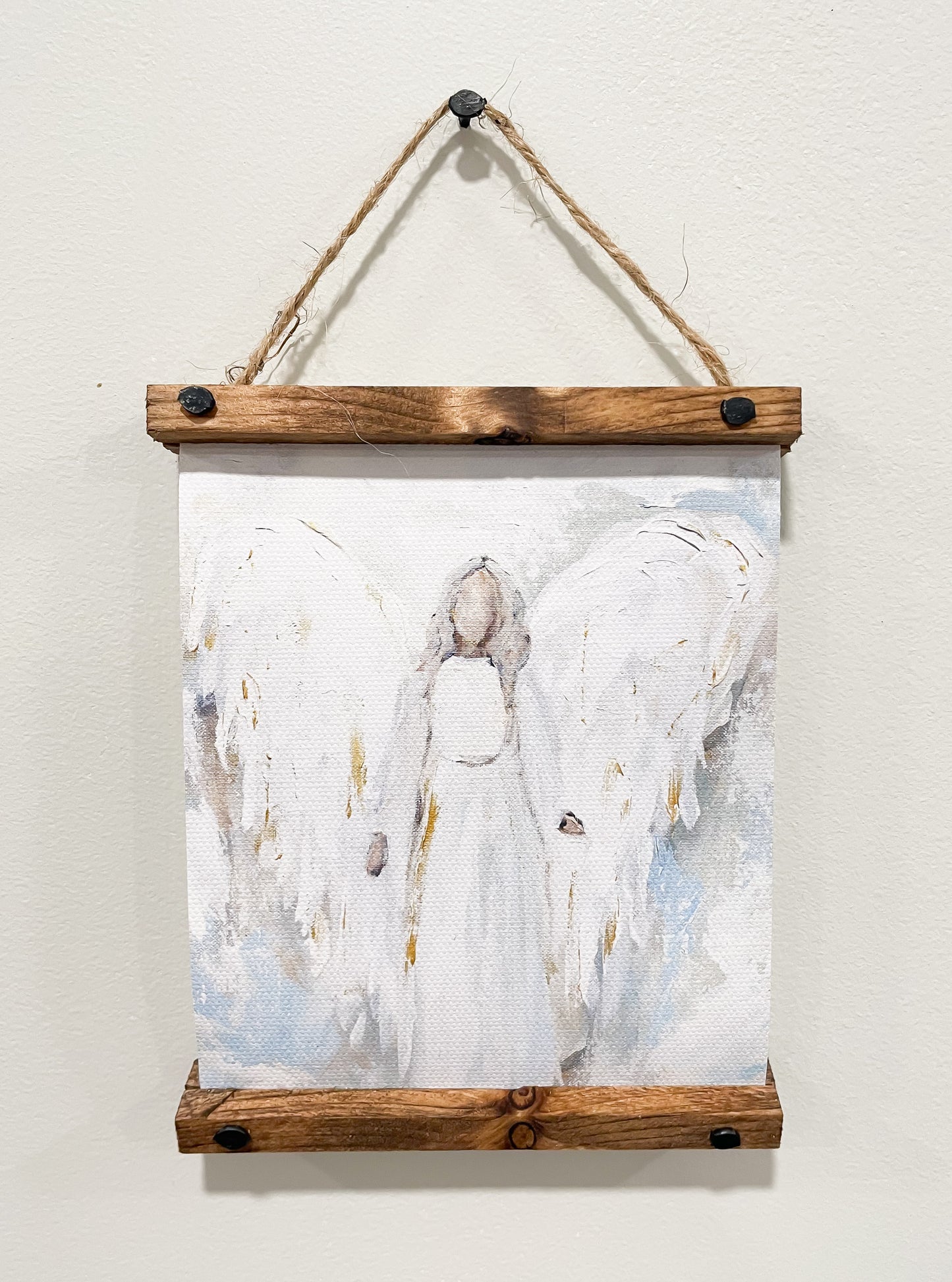 Wood Framed Canvas Ornaments