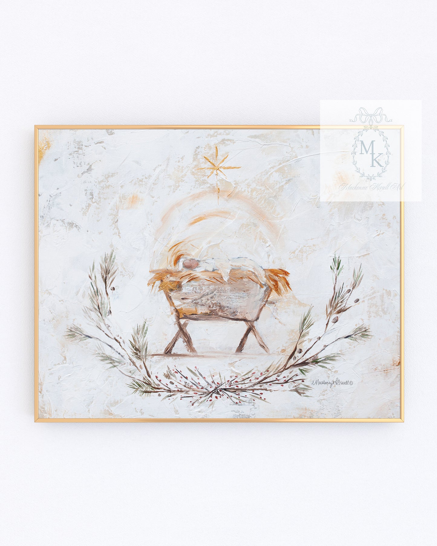 Away in a Manger | Digital Download Printable Wall Art | Instant Download