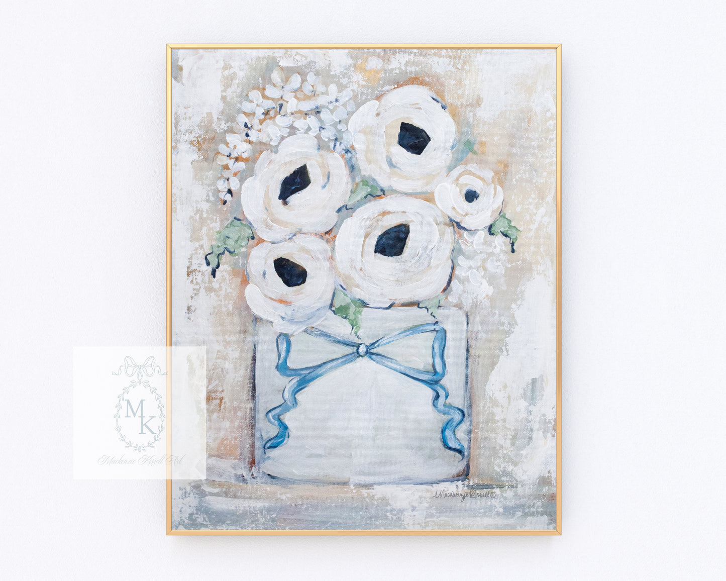 'Cottage Floral' Paper Print