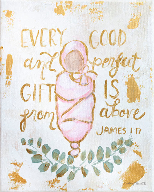 ‘Every Good and Perfect Gift’ James 1:17 Baby Paper Print 6
