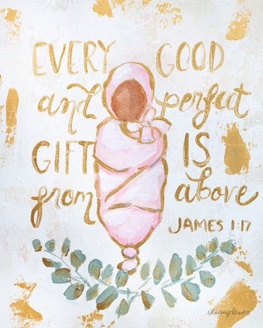 ‘Every Good and Perfect Gift’ James 1:17 Baby Paper Print 5
