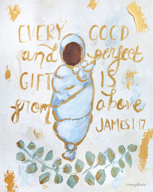 ‘Every Good and Perfect Gift’ James 1:17 Baby Paper Print 1