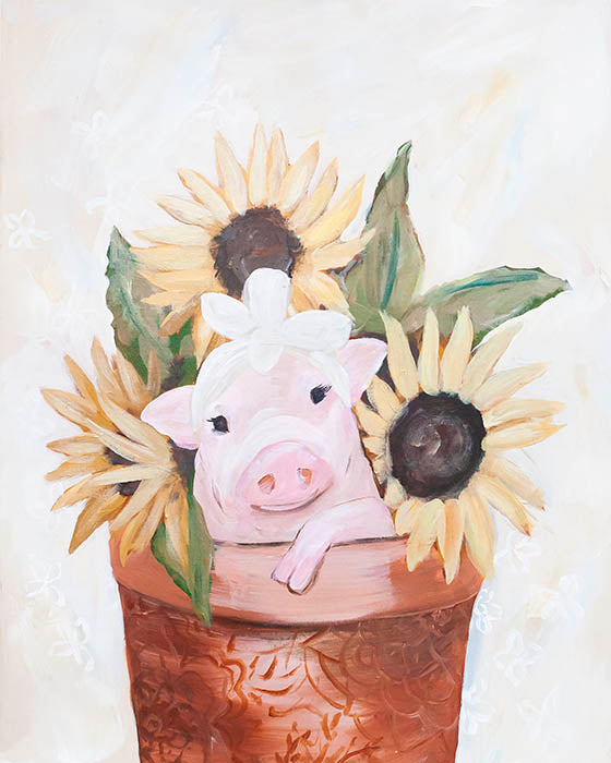 Precious Pig Paper Print