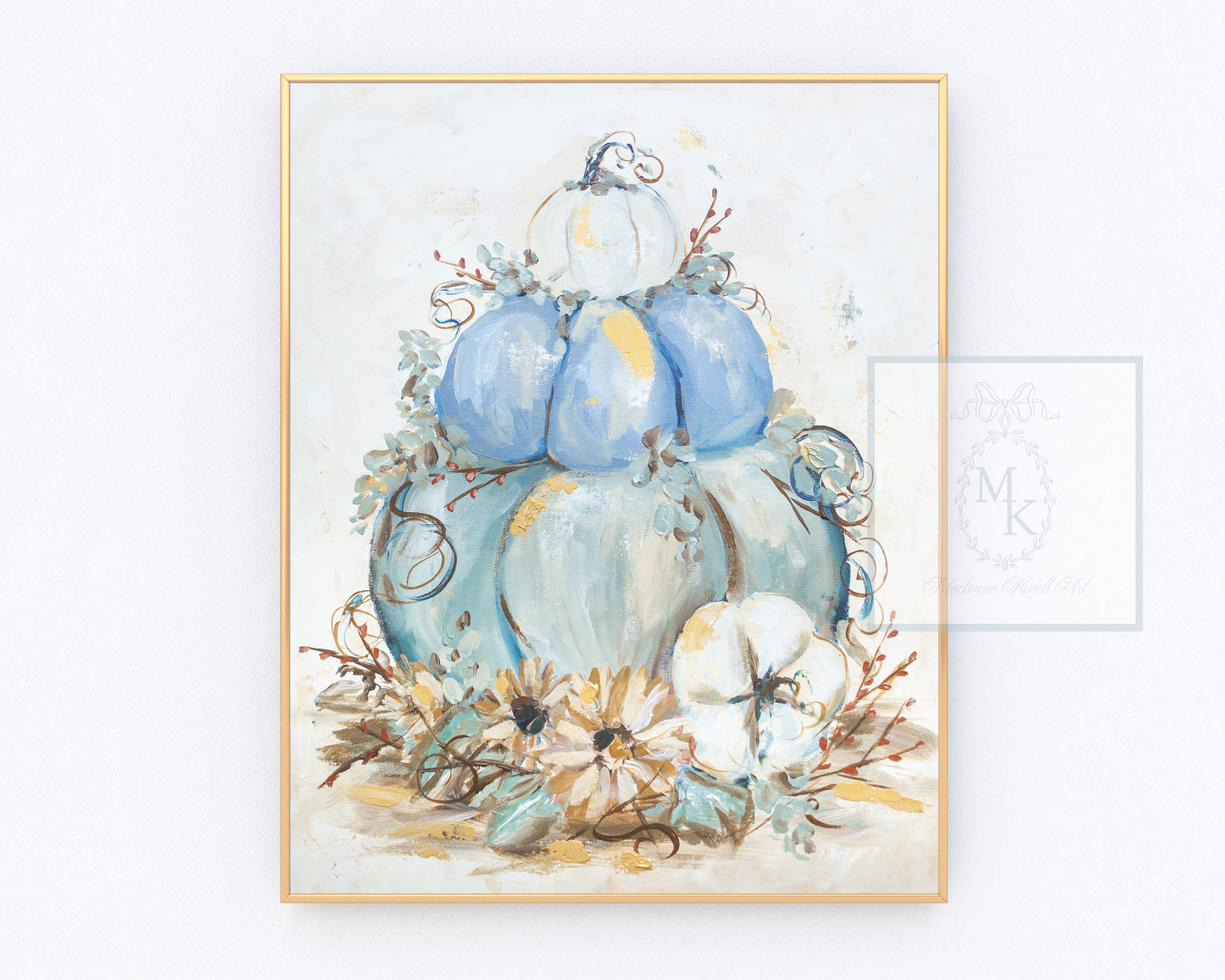Pumpkin Stack | Digital Download Printable Wall Art | Instant Download
