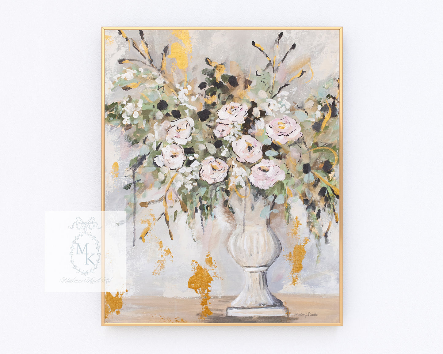 'Soft Floral' Paper Print