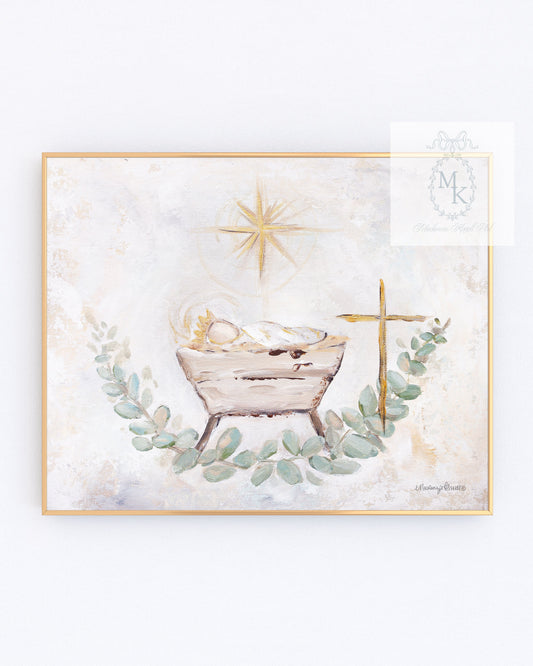 'King of the World' Baby Jesus Paper Print