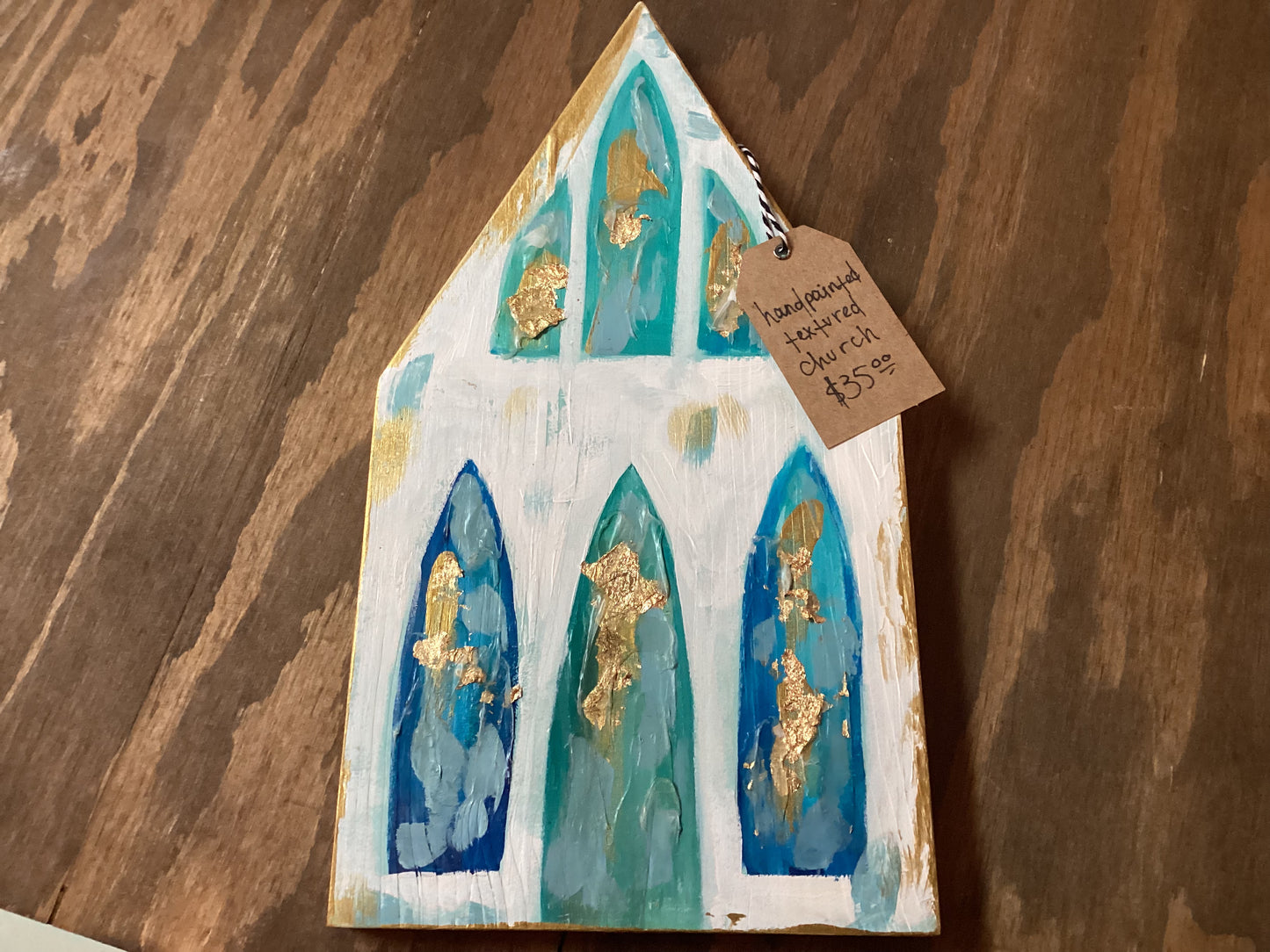 Hand painted Textured Church