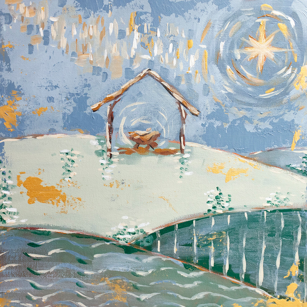 Square Manger Paper Print