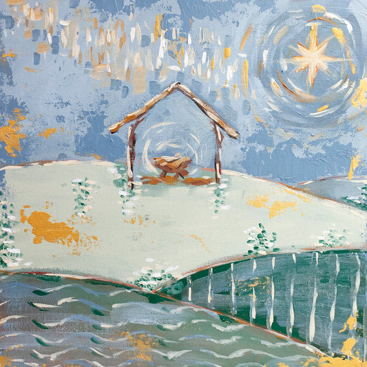 Square Manger Paper Print