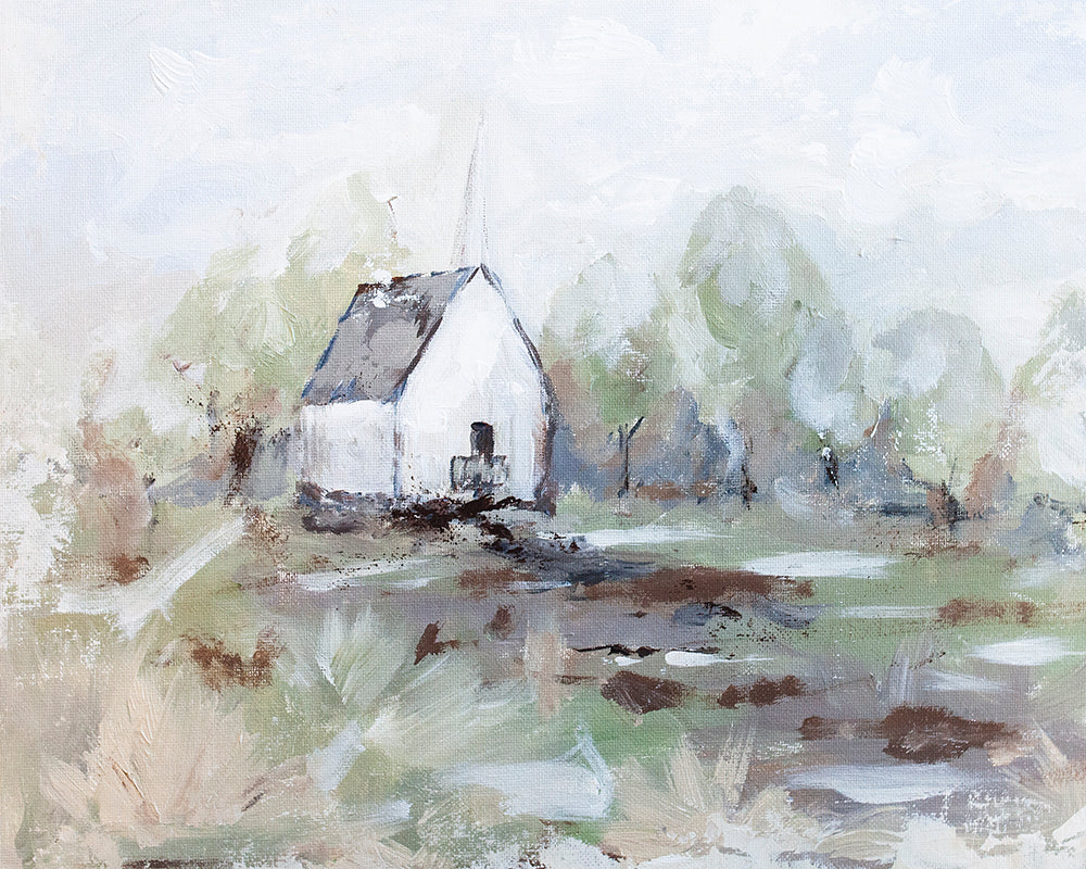 Chapel in the Grove Paper Print