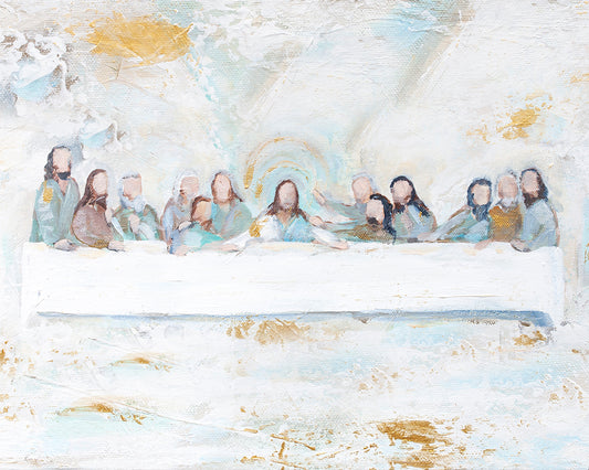 The Last Supper (muted) Paper Print