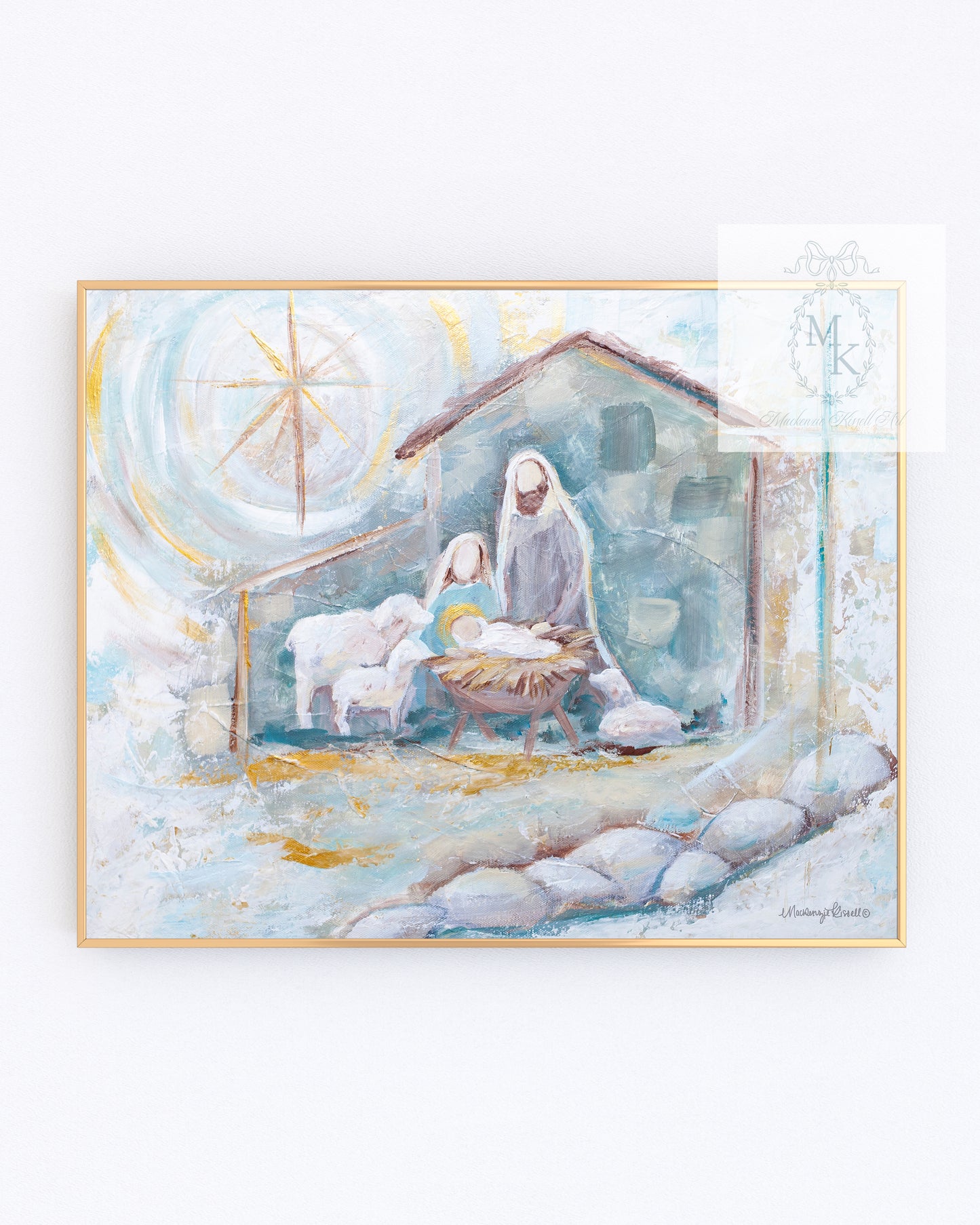 'Nativity 3' Paper Print