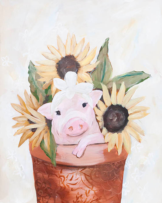 Precious Pig Paper Print