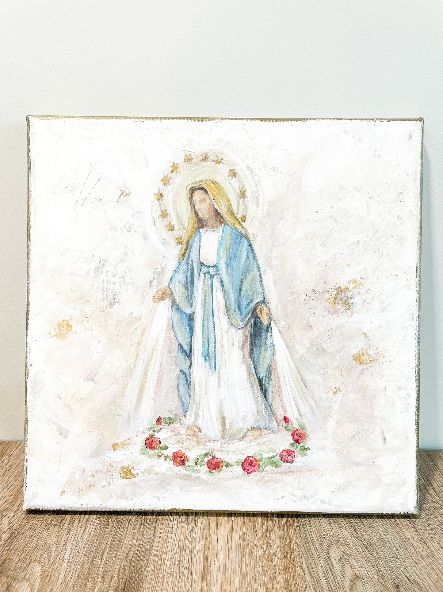ORIGINAL "Mother Mary" 12x12 Canvas Panel RTS